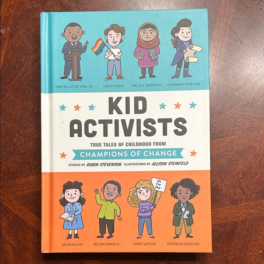 Kid Activists – Blue & Orange Hardcover Kids Book